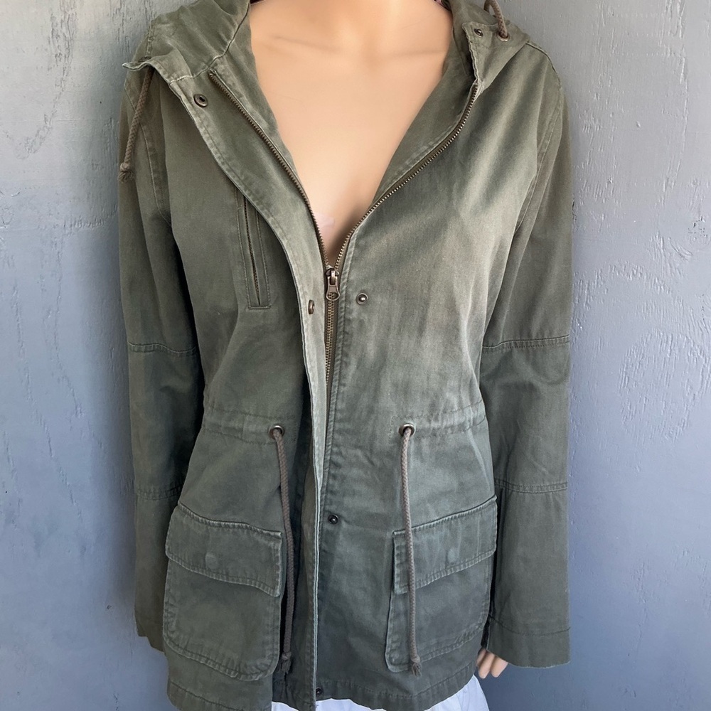 Arizona Jean Company Women's Green Utility Jacket